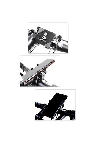 Mh33 Motosiklet Bisiklet E-scooter Metal Telefon Tutucu