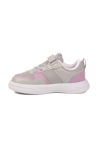 Reyber Buz Lila Cırtlı Fileli Hafif Unisex Çocuk Spor Ayakkabı 026 F Buz-lila