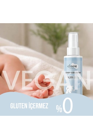Hassas Ciltlere Özel Organik Aloe Vera Özlü Taze Pamuk Kokulu Soft Cotton Feel Bebek Kolonyası Çanta Boyu 3'lü