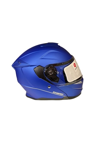 Shiro Discover Sv Çene Açılır Kask Mat Mavi