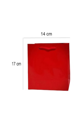 14X17 Cm Kırmızı Renk Tutma Ipli 25 Li Karton Çanta 14X17 Cm Kırmızı Renk Tutma Ipli 25 Li Karton Çanta