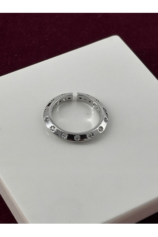 Küçük Taşlı Silver Yüzük Silver
