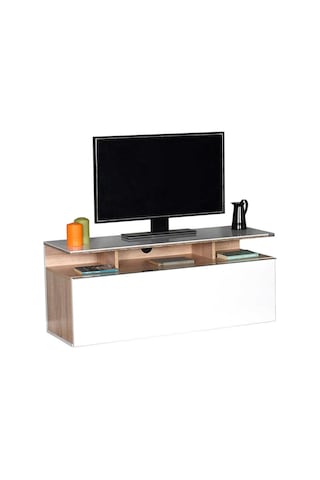 Vision Çekmeceli Tv Sehpası - Sonoma-Lake Beyaz