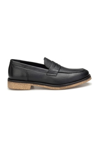 Karan Hakiki Deri Erkek Loafer Siyah