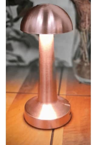 Yl86 1231 Atina Dokunmatik Şarjlı Bronz Masa Lambası 3 Renk .