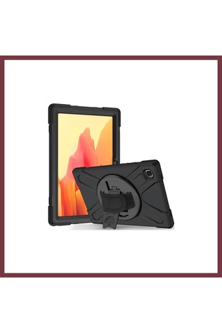 Storeşahin Samsung Uyumlu Galaxy T220 Tab A7 Lite 8.7 Kılıf Amazing Tablet Kapak - Siyah Shn0720