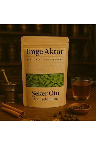 Stevia Yaprağı Şeker Otu - Kalorisiz Tatlandırıcı 30g