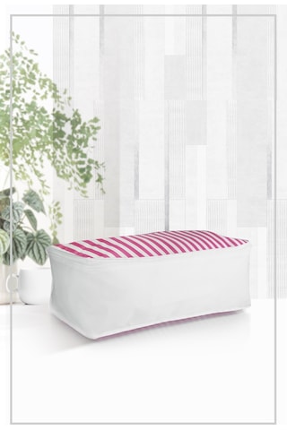 Vedsey 3'lü Set & 50x25x20 Cm Baza Altı Pembe Hurç & Dolap İçi - Sandık İçi Düzenleyici Pembe