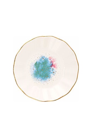Porland Cosmos 6'lı Çay Tabağı 11cm Çok Renkli