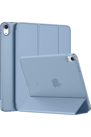 Apple Uyumlu iPad 10. Nesil 10.9" Kılıf PU Deri Smart Standlı Case A2696 A2757 A2777