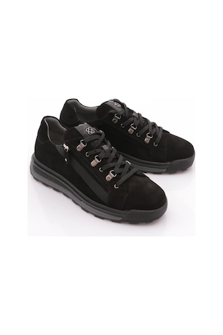 Dgn 5653 Erkek Bağcikli Sneakers Ayakkabi Siyah