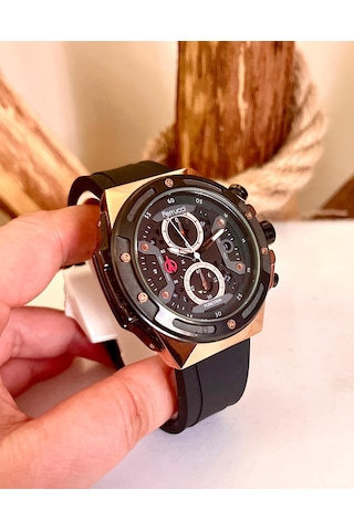 Ferrucci Fr59201 Fonksiyonu Silikon Kordon Erkek Kol Saati
