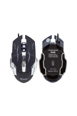 Hello Hl-4728 Kablolu Oyuncu Gaming Mouse 001