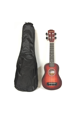 Cremonia Au-ho1a-21rd Soprano Ukulele 21 İnç Mat Kırmızı