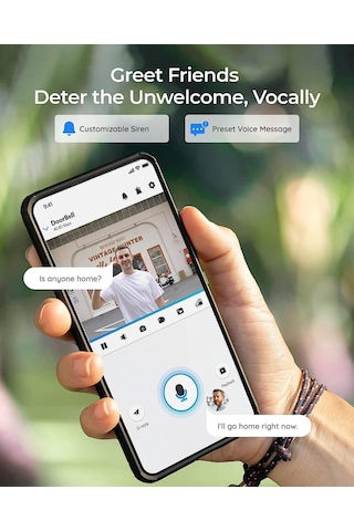 Reolink Video Doorbell Wifi 5mp Kameralı Kablosuz Kapı Zili