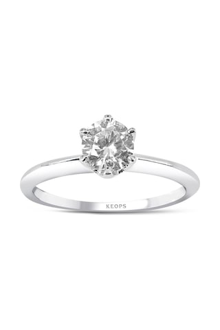 E Renk 0.20 Karat Vintage Tektaş Yüzük