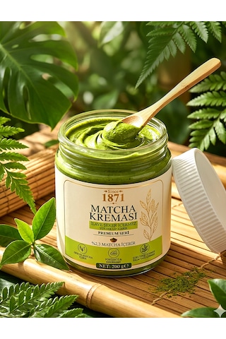 Matcha Kreması İlave Şeker İçermez %2,3 Matcha 200 G