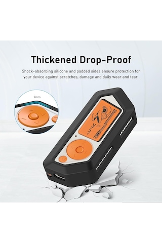 For Flipper Zero Electronic Pet Silicone Full-cover Protective Case Black