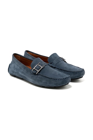 Oxford Klasik Erkek Mo-7574a044-7574 Giuseppe Mengoni İndigo Süet Koyu Lacivert