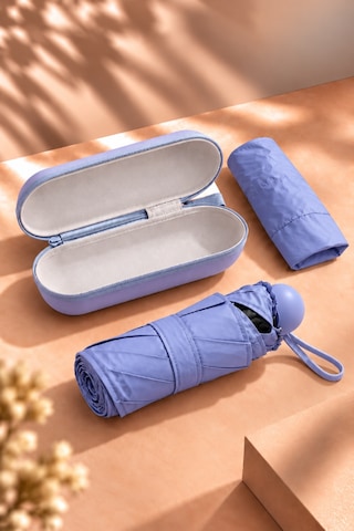 Favora Rainbox Kapsül Şemsiye - Kutulu Mini Katlanır Çanta Boy Şemsiye Mor