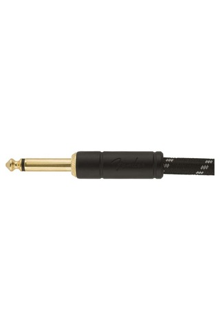 Fender Deluxe Instrument Cable Straight-Straight 15 Black Tweed