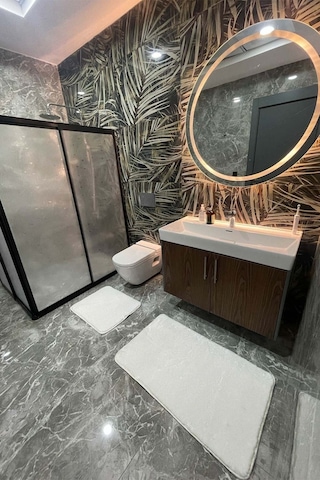 2'li Yıkanabilir Kaymaz Taban Post Beyaz Banyo Halısı Peluş Halı Klozet Takımı Beyaz