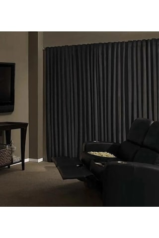 As Perde Saten Blackout Karartma Fon Perde Çok Renkli