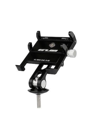 Gub - Bisiklet Kök Telefon Dağı Kaymaz Ayarlanabilir Alüminyum Ya18563-95 Siyah