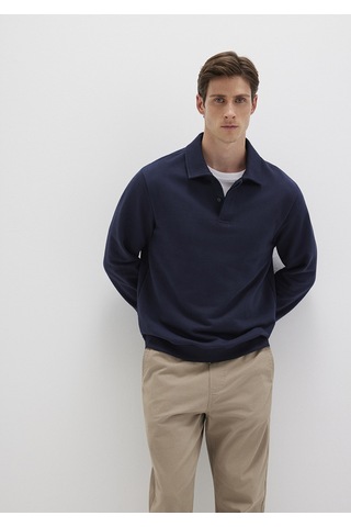 Mavi - Polo Yaka Lacivert Sweatshirt 0s10420-82318 Lacivert