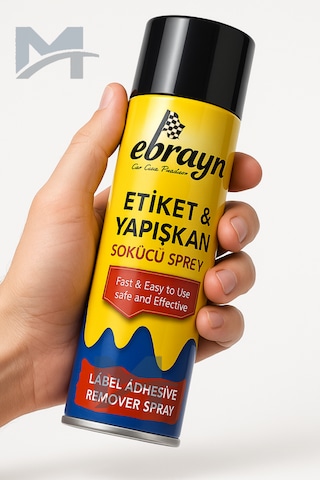 Ebrayn Etiket Ve Yapışkan Sökücü Aerosol 500 Ml Sprey Hızlı Ve Et