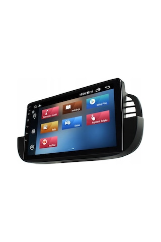 Fiat 500 Android Multimedya Sistemi 4-64 For-x 2008-2015 Ön Kayıt Kamera Hediyeli 9"