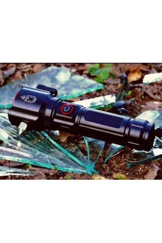 Gold Police Gp-218 Acil Durum El Feneri Güçlü Tg Led 3000 Lümen Çok Renkli