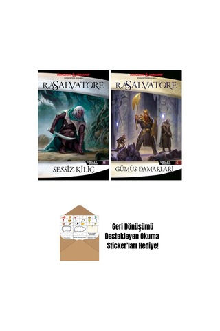 Sessiz Kılıç Drizzt Efsanesi 11. Kitap + Gümüş Damarları Drizzt Efsanesi 5. Kitap