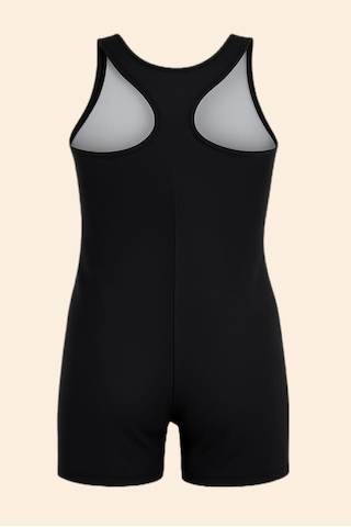 Kız Çocuk Deniz Yüzücü Mayoları 5-16 Yaş 11931 Siyah