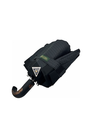 April A-226g A6 Baston Sap 10 Telli Tam Otomatik Şemsiye Siyah