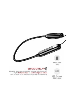 430 Saat Dinleme Süresi Olan Boyundan Askılı Bluetooth Kulaklık Uzun Süre Performans