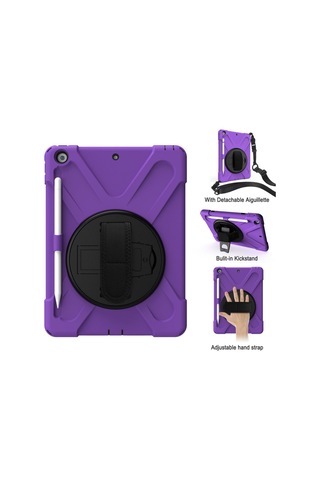 İpad 5 Air 9.7 Kılıf Amazing Tablet Kapak - Mor Diğer