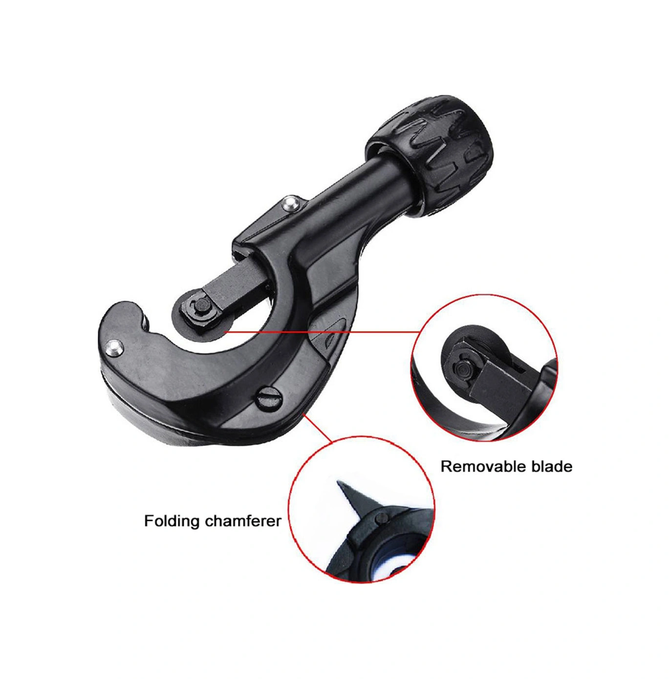 Folinda Siyah Alaşımlı 3-35mm Boru Kesici - İnce Duvarlı Bakır Ve Alüminyum Borular İçin Taşınabilir Kesim Aleti