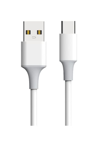 İberry Lb205xe Usb-a To Type-c Buzz Serisi Şarj Kablosu - Beyaz