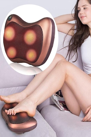 Tr Ovmalı Ayak Bel Boyun Sırt Vücut Omuz Aleti Relax Masaj Yastığı