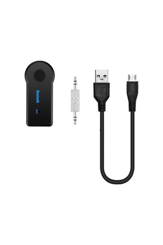 Bluetooth Araç Kiti Aux Çıkışlı Telefon Müzik Alıcı Tüm Cihaz Uyumlu