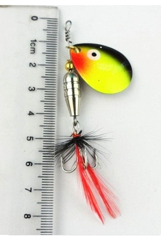 Hengjıa 6.1g 6 Cm Spinner Kaşık Balıkçılık Lures Alabalık Pike Bas Yem