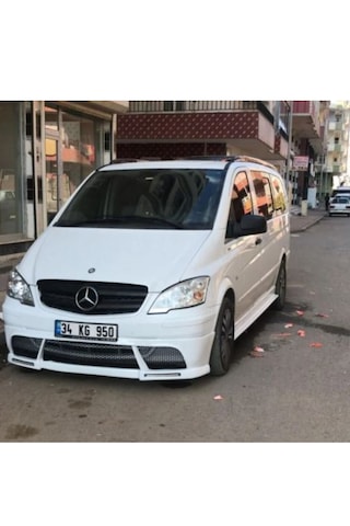 Mercedes Viano Izgaralı+ledli Ön Tampon Eki