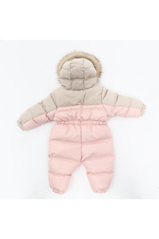 Benitto Kids Kız Bebek Pembe Astronot Tulum Pembe