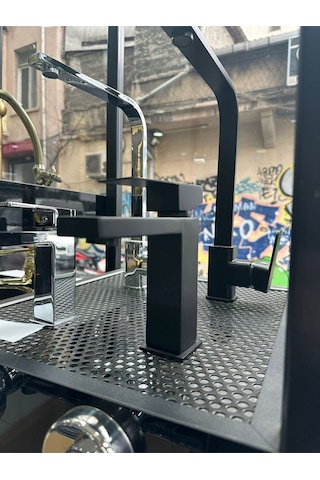 Boheme Fleko Rio Siyah Lavabo Bataryası Siyah