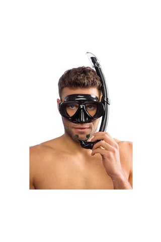 Cressi Perla-mexico Maske Şnorkel Seti Siyah