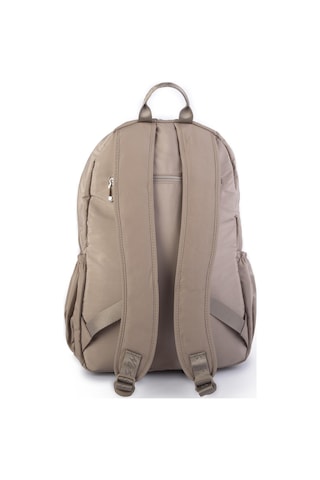 Nas Bag Unisex Büyük Boy Su Geçirmez Waterproof Hafif Sırt Çantası Çok Gözlü Vizon