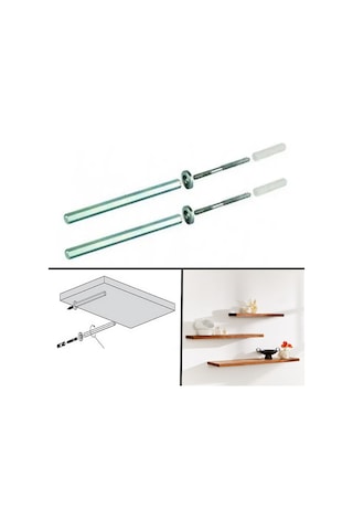 Metal Gizli Raf Tutucu Çinko 8x100 Takım 181ay0210221 Renkli