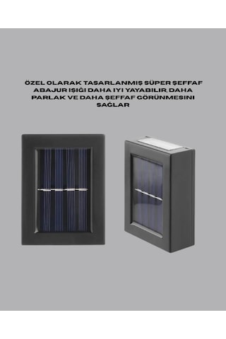 Bahçe Balkon İçin Güneş Enerjili Lamba