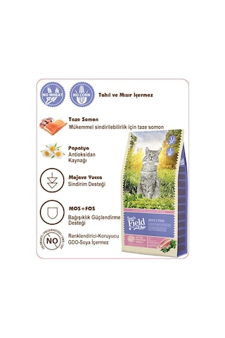 Sam's Field Somon Balıklı Tahılsız Yetişkin Kedi Maması 2500 G